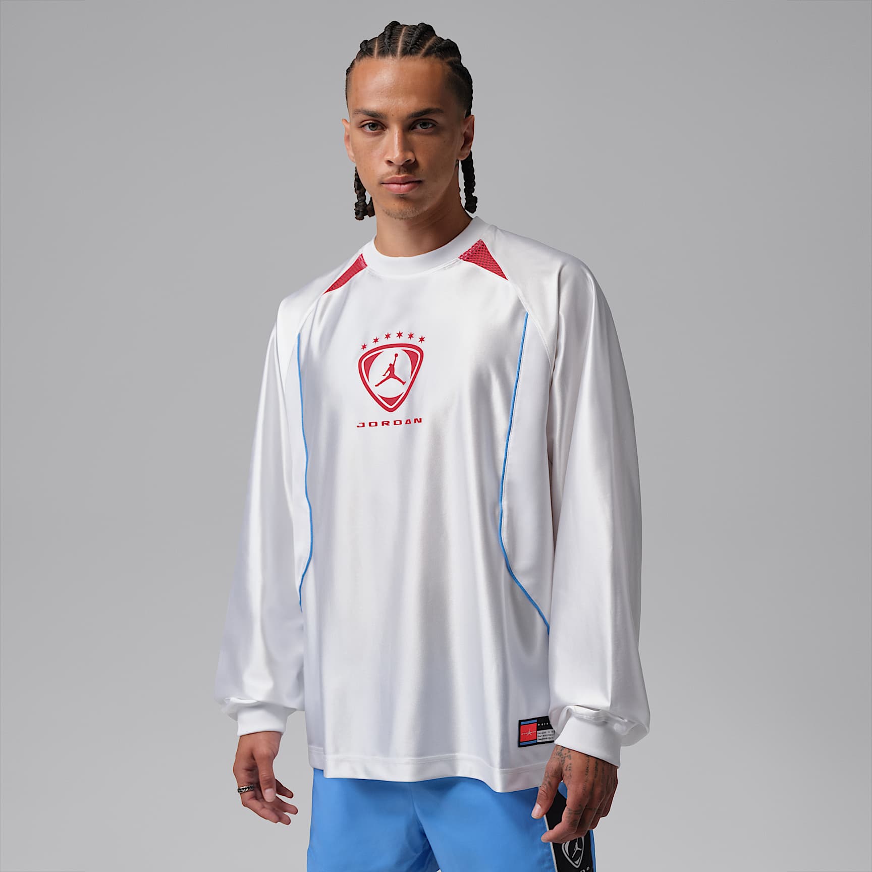 Jordan Brooklyn Men's Long-Sleeve Goalie Top. Nike RO